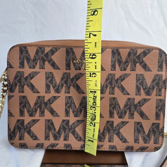 Michael Kors Jet Set Charm EW Crossbody Bag Lugg Multi Brown NWPT - Picture 14 of 16